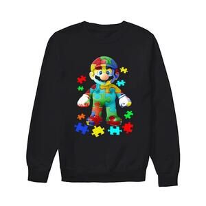 Super Mario Autism Sweatshirt